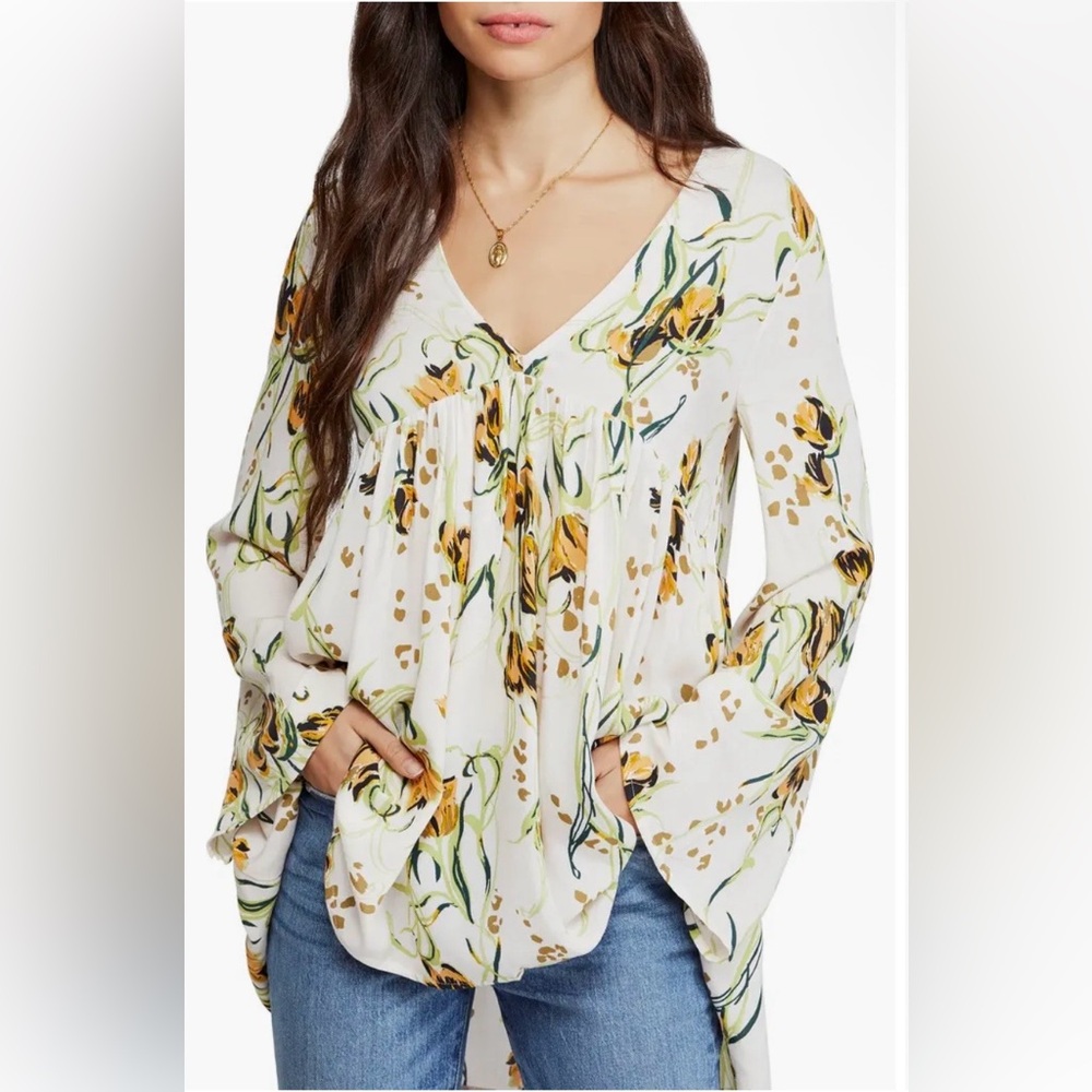 Free People Bella Floral Tunic